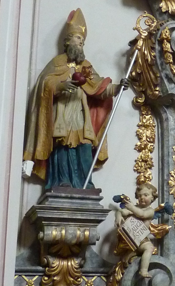 Sant'Agostino vescovo e cardioforo