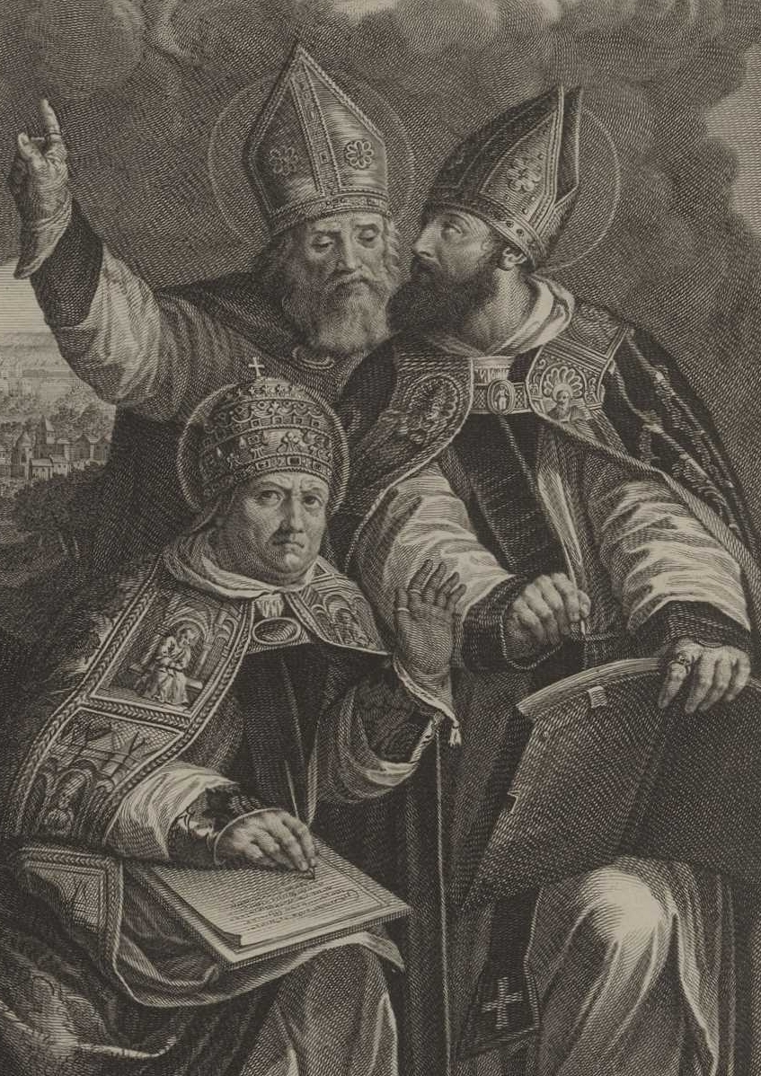 Immacolata Concezione con i quattro Dottori della Chiesa e san Bernardino da Siena