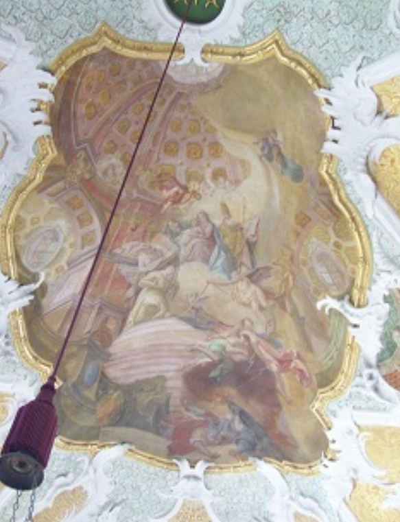 Agostino e la Vergine offrono l'abito e la Regola a san Norberto