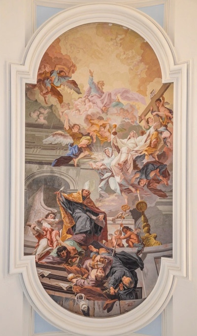 Sant'Agostino vescovo nella gloria di Thadeus Kuntz