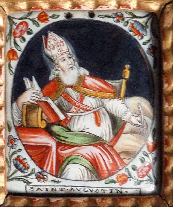 Sant'Agostino vescovo allo scrittoio