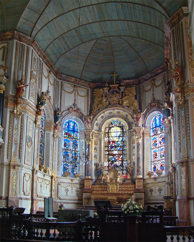 Il coro della chiesa di San Thégonnec