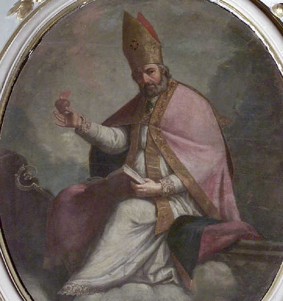 Sant'Agostino cardioforo vescovo e Dottore della Chiesa
