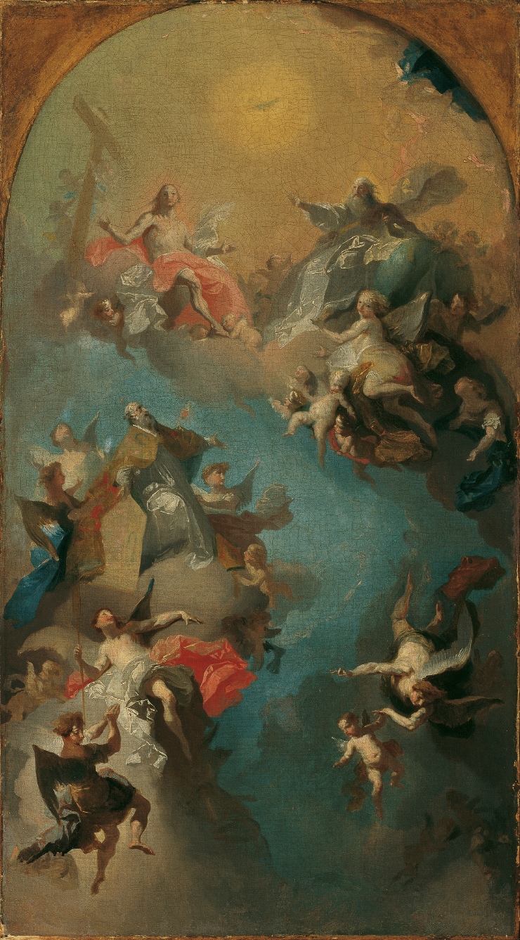 Ascesa di Agostino in cielo