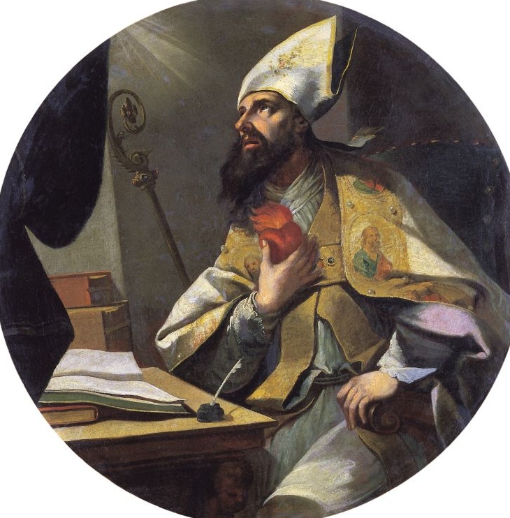 Agostino cardioforo allo scrittoio