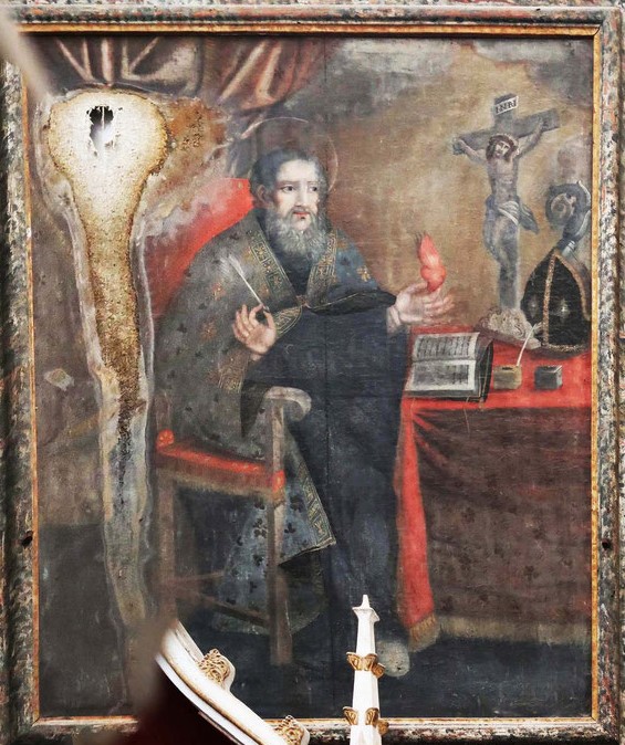 Agostino cardioforo nel suo studio