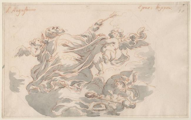 Sant'Agostino vescovo e Dottore della Chiesa