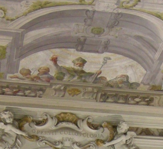 Sant'Agostino cardioforo benedicente a Firenze, chiesa di S. Maria di Candeli