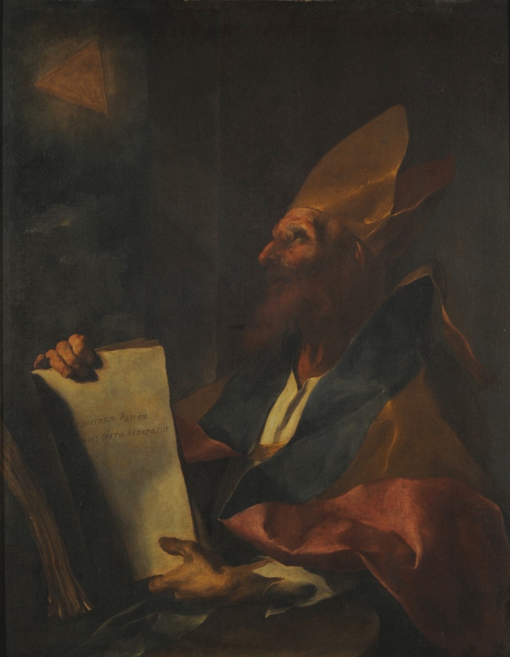 Agostino medita sulla Trinità