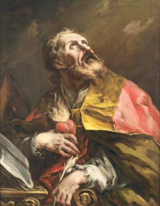 Agostino vescovo e cardioforo