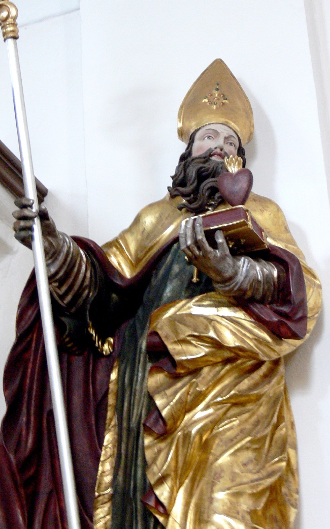Sant'Agostino vescovo e cardioforo