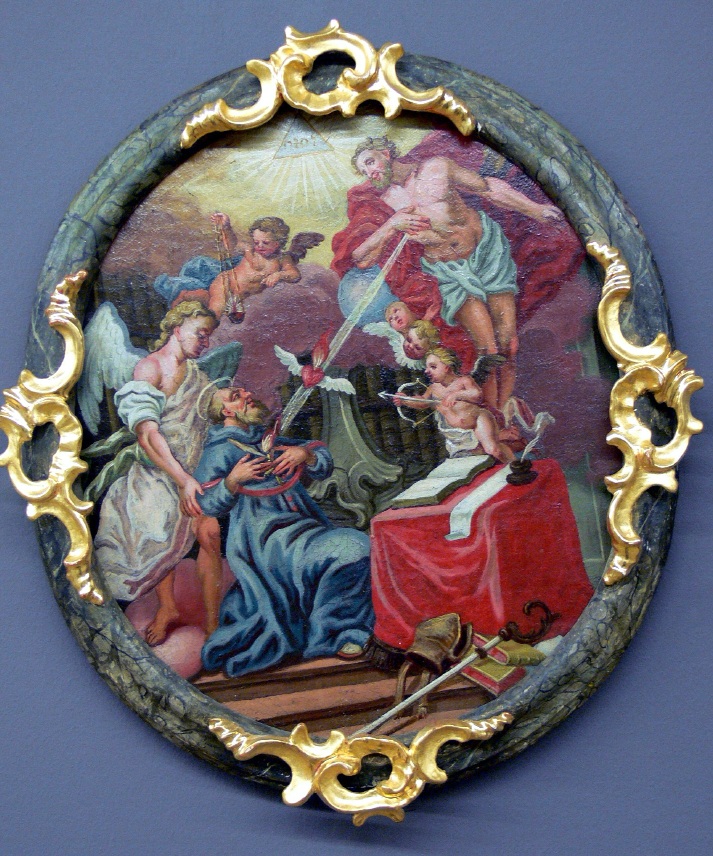 Agostino colpito dall'amore di Cristo