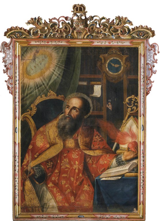 Agostino cardioforo nel suo studio