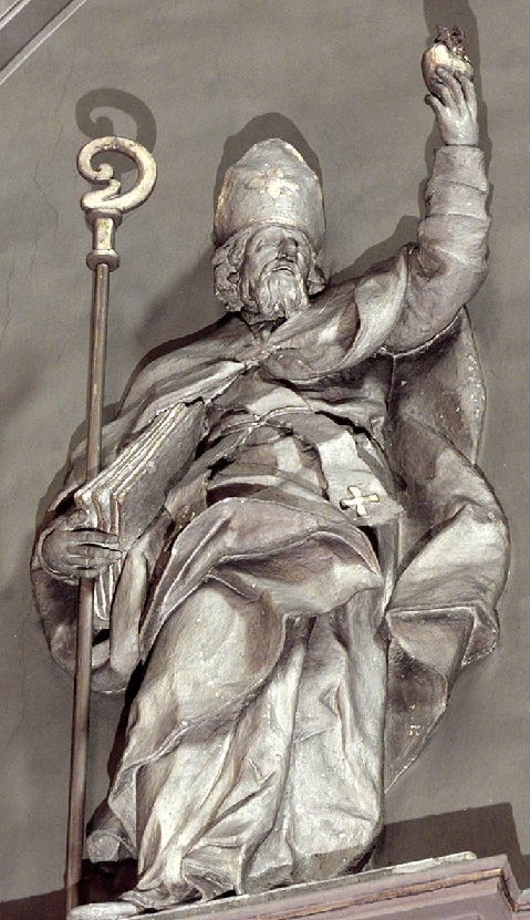 Sant'Agostino vescovo e cardioforo