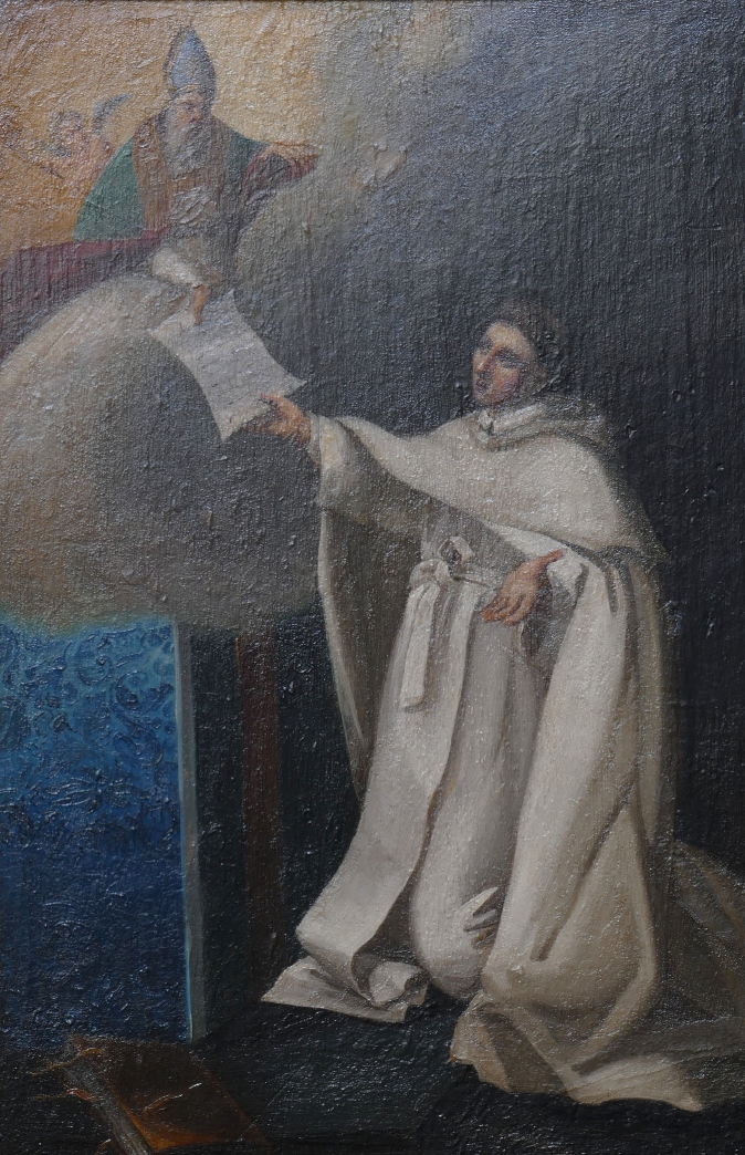 Norberto riceve la regola da sant'Agostino