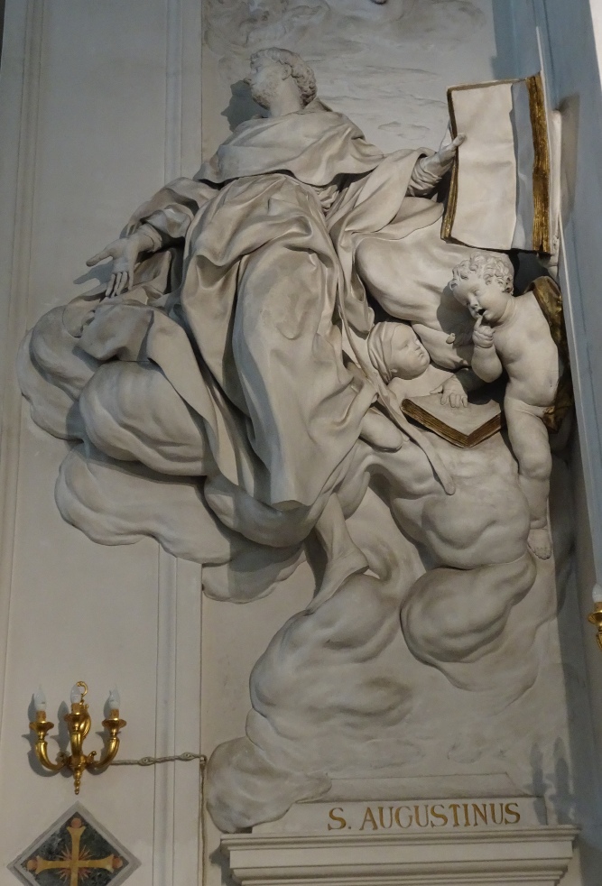 Agostino monaco e teologo nella Chiesa di S. Agostino a Palermo