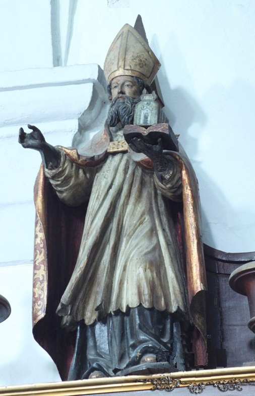 Agostino vescovo e Dottore della Chiesa a Siviglia nella chiesa di san Nicola di Bari