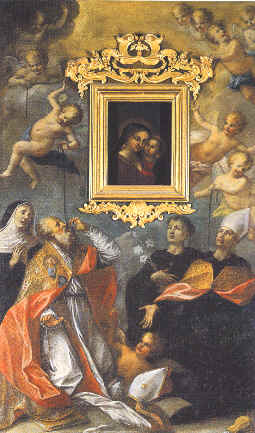 La Madonna della cintura e santi