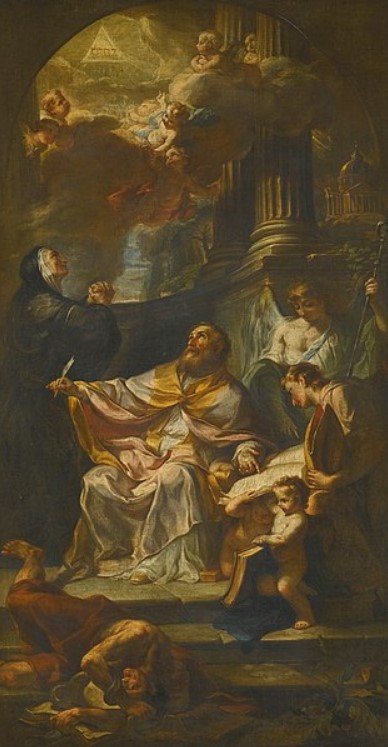 Sant'Agostino trionfa sull'eresia