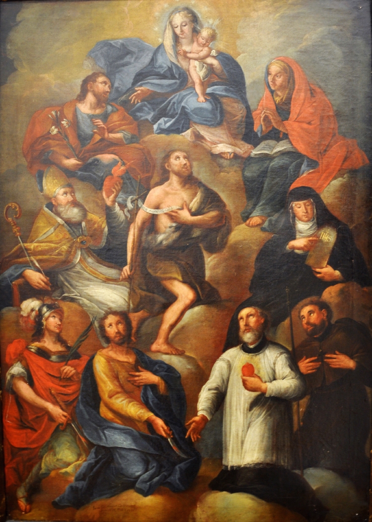 La vergine con Santi fra cui Agostino