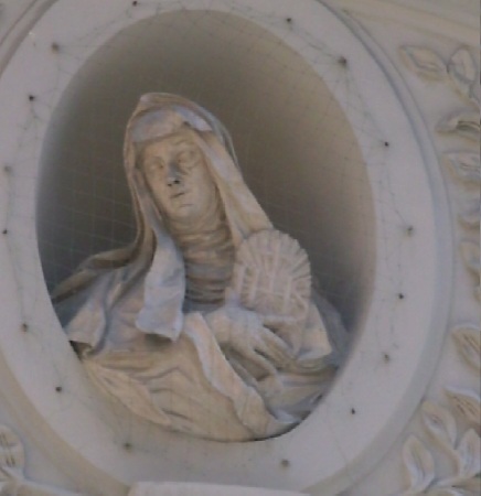 Santa Monica nella Chiesa parrocchiale di Mülln, Salisburgo