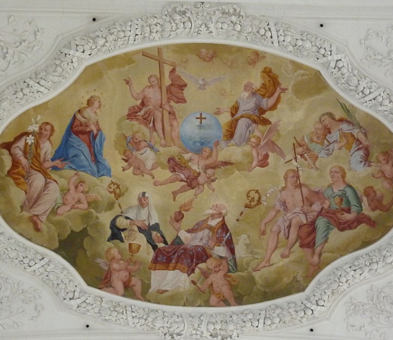 Sant'Agostino e la badessa Mechthild von Dießen