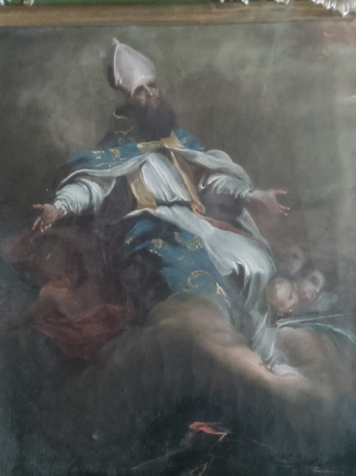 Particolare di Sant'Agostino