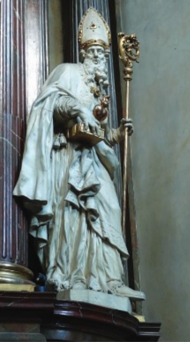 Sant'Agostino vescovo e cardioforo