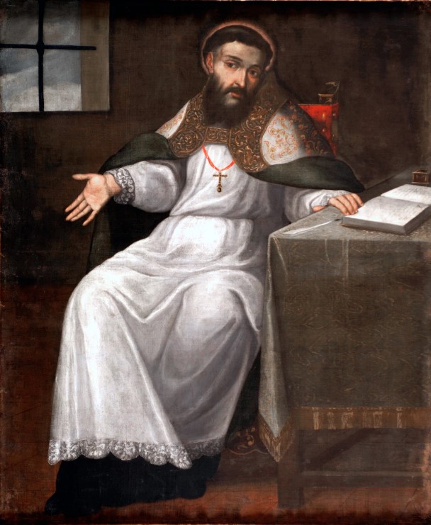 Agostino nel suo studio