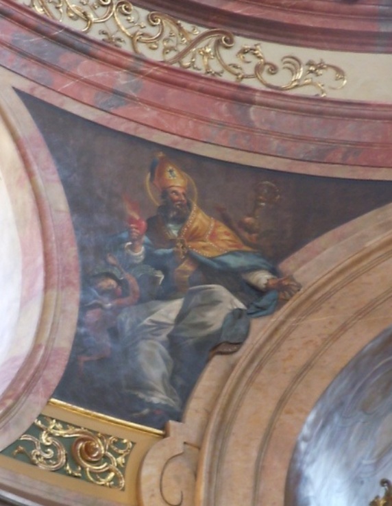 Sant'Agostino vescovo e cardioforo