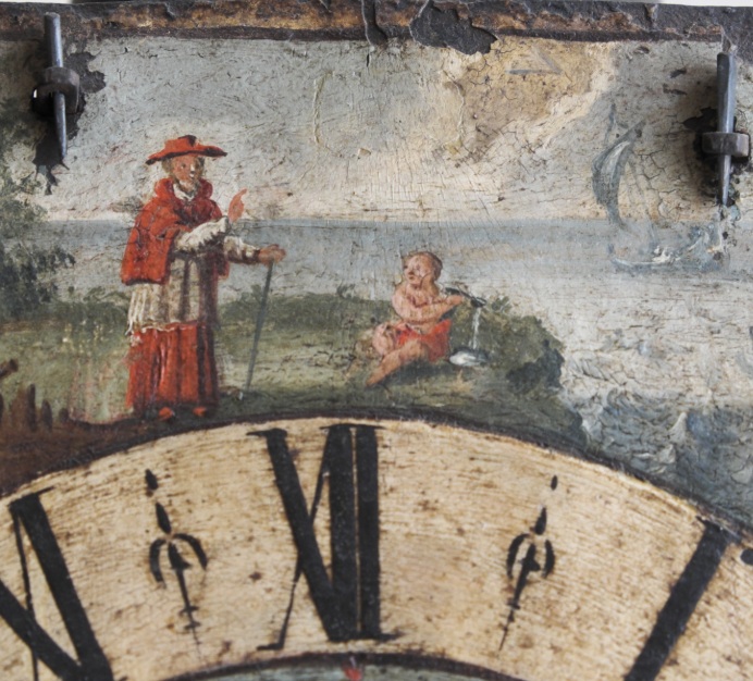 Agostino e il bambino sulla spiaggia