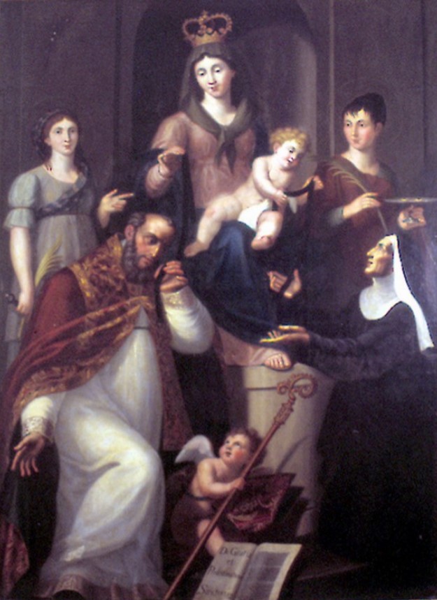 Madonna della cintura con i santi Agostino, Monica, Apollonia e Lucia