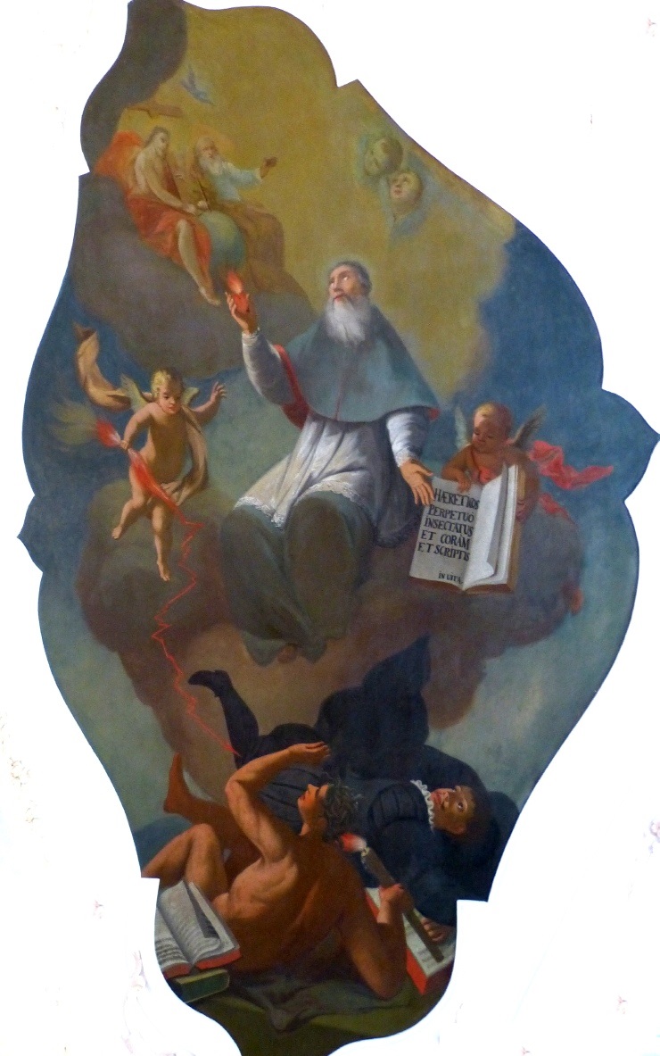 Agostino sconfigge eretici ed eresie