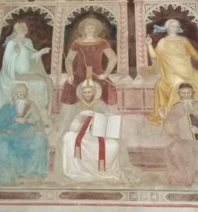 Allegoria della Religione Cattolica: l'Ispirazione mistica e Agostino di Andrea da Firenze
