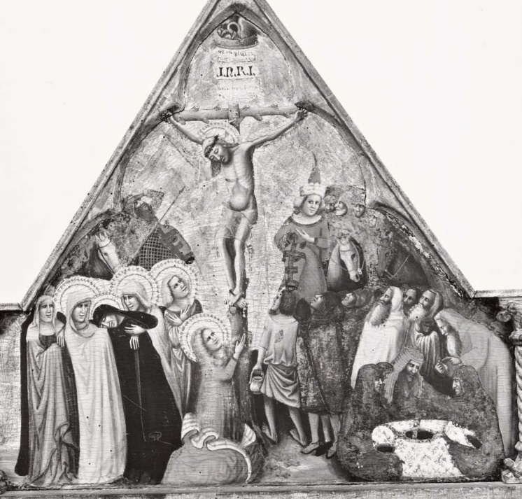 Crocifissione di Cristo con i santi Giacomo Maggiore, Bartolomeo, Agostino, Stefano