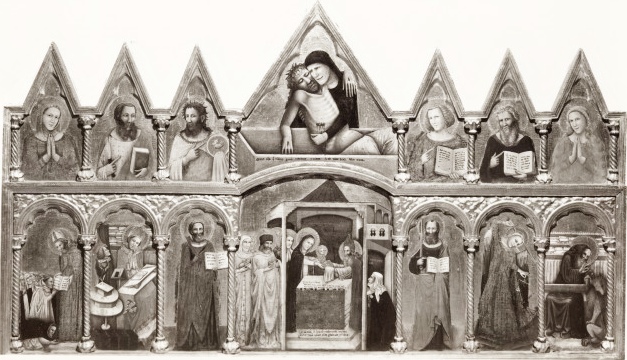 Sant'Agostino consegna la Regola al suo Ordine