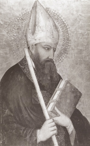 Sant'Agostino, particolare della tavola