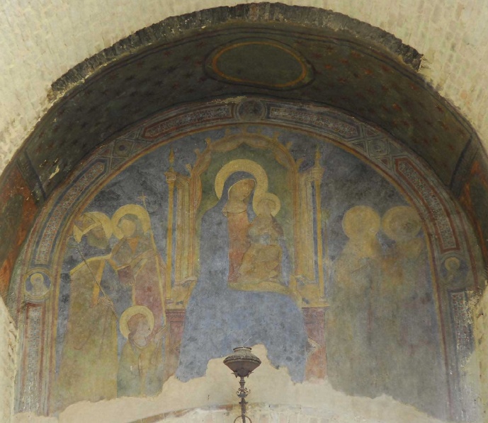 Madonna con Bambino fra sant'Agostino e altri santi