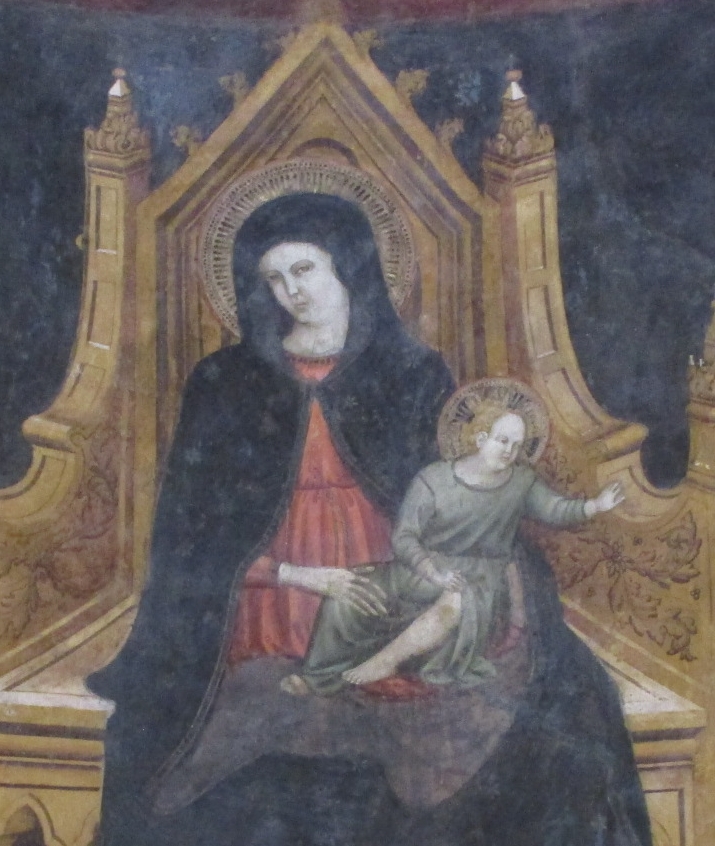 Sant'Agostino Vescovo e Dottore della Chiesa nel Nicchione del Battistero di Parma