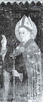 Sant'Agostino benedicente vescovo e Dottore della Chiesa