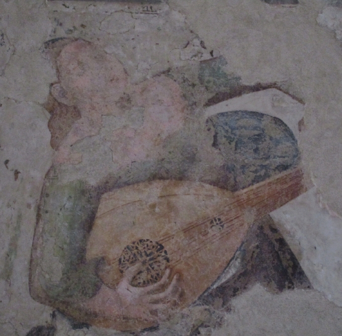 Trionfo di Sant'Agostino: particolare della Musica