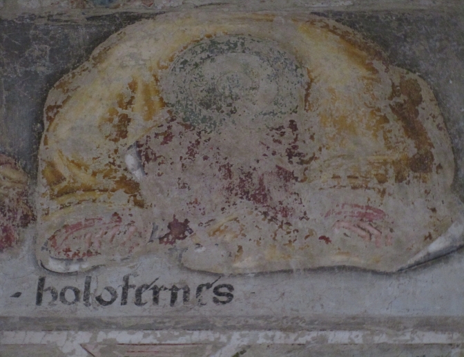 Trionfo di Sant'Agostino: particolare di Oloferne