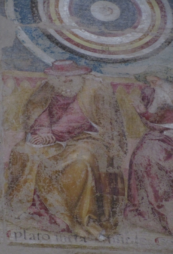 Trionfo di Sant'Agostino: particolare di Platone