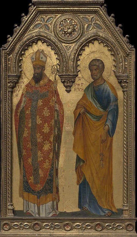 Sant'Agostino e san Pietro