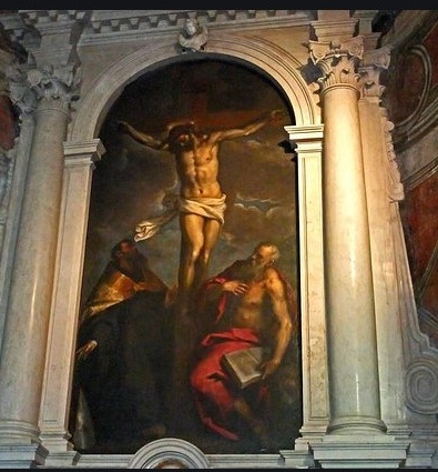 Agostino ai piedi del Crocefisso di Palma a Ortona