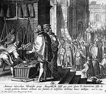 Il miracolo dei ceri nella città di Valenza