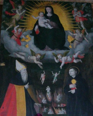 Con le anime del Purgatorio