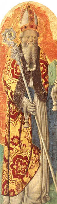 Agostino con Filippo e l'annunciazione