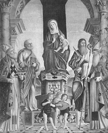 Con la Vergine e altri santi