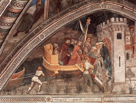Agostino giunge al porto di Ostia
